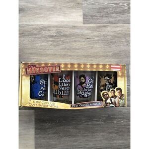 The Hangover Movie Complete Set Of The Hangover Movie Drinking Glasses